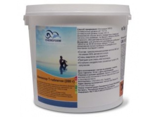 Медленный хлор втаблетках Кемохлор Т (200 г), 5 кг