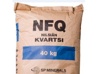 Кварцевый песок от SP Minerals Oy Ab, (Финляндия).